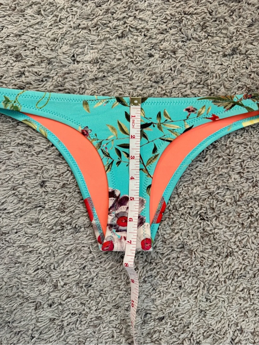 Triangl Bikini Bottom Floral Tropical Print XS - Picture 5 of 6